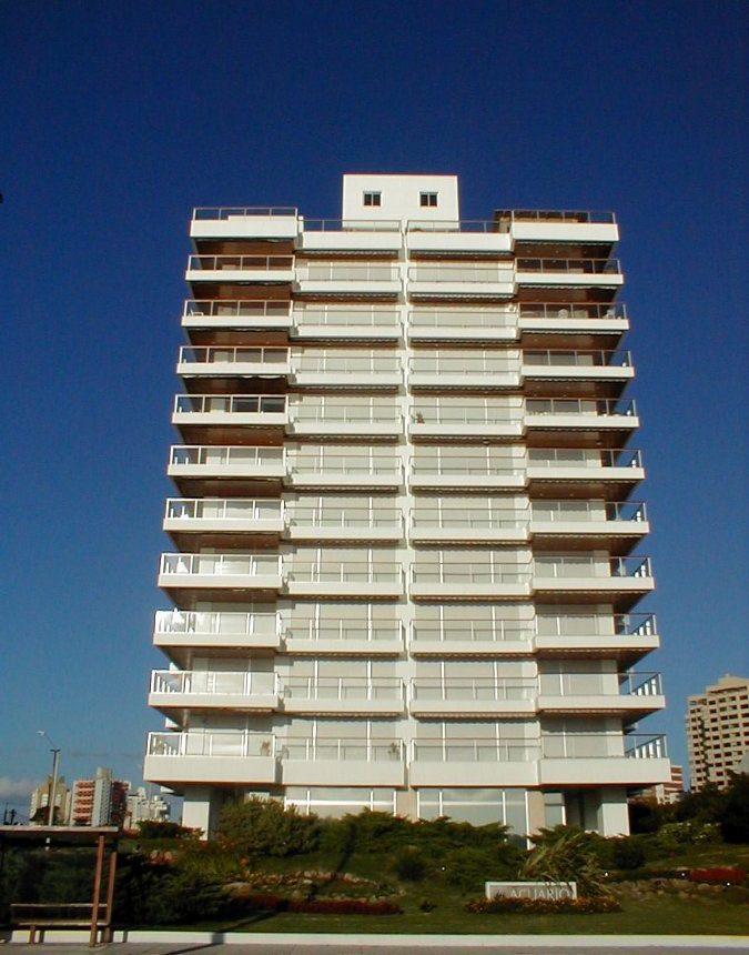 Facade of Acuario — Playa Mansa, Punta del Este
