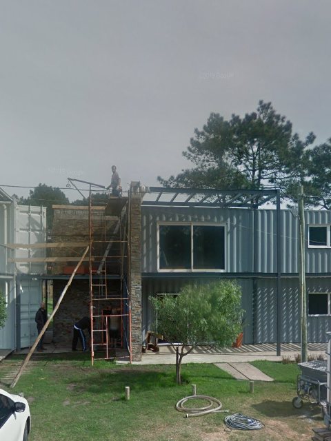 Facade of Entre Pinos - Eco Box — Playa Brava, Punta del Este