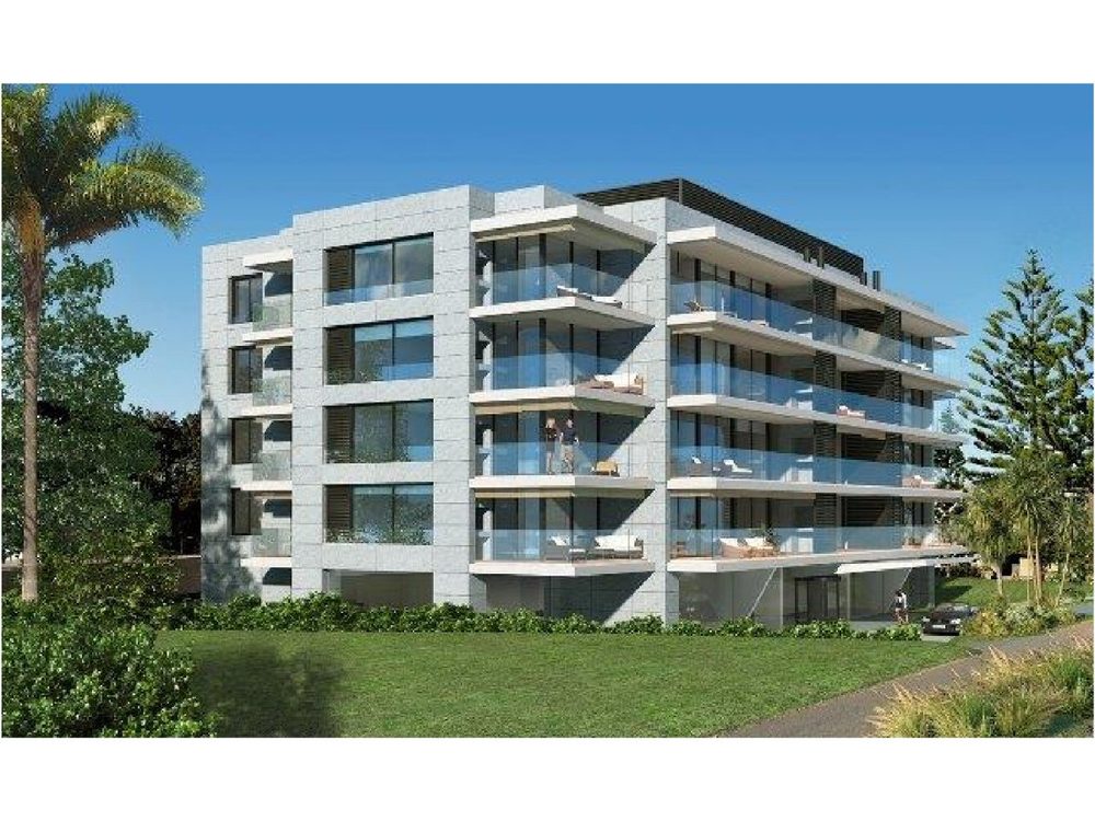 Facade of Sea Breezes — Pinares, Playa Mansa, Punta del Este