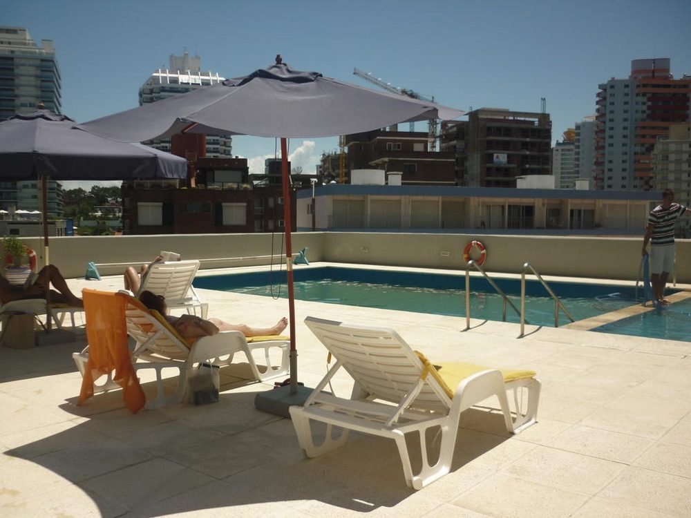 Facade of Torres del Plata I - III — Playa Brava, Punta del Este