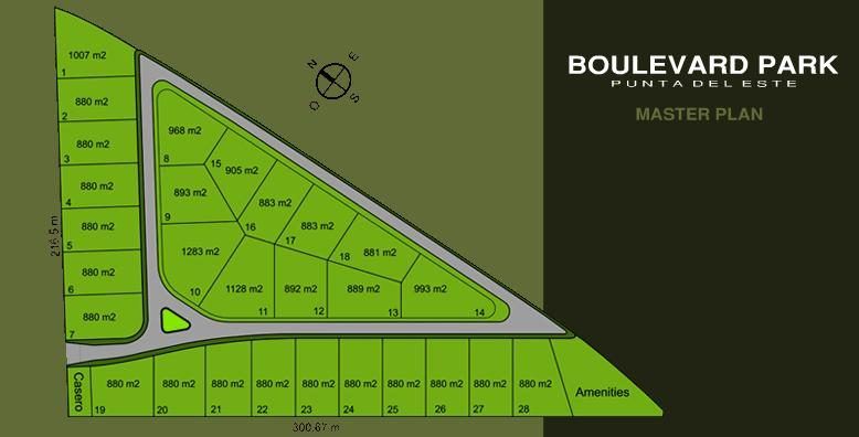 Planta / tipología de Boulevard Park