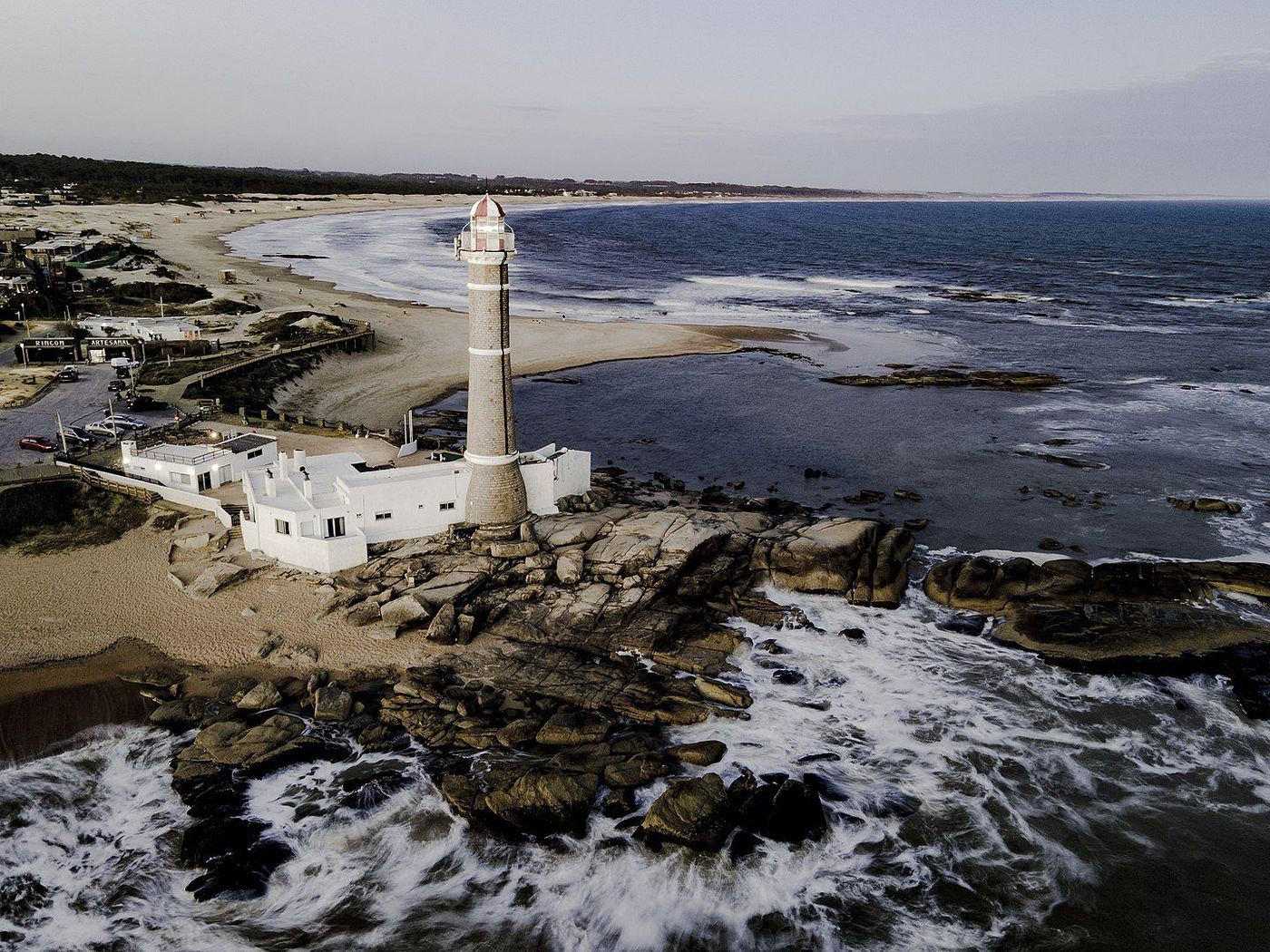 Surroundings of Casagrande Hotel & Beach Club at the entrance to José Ignacio