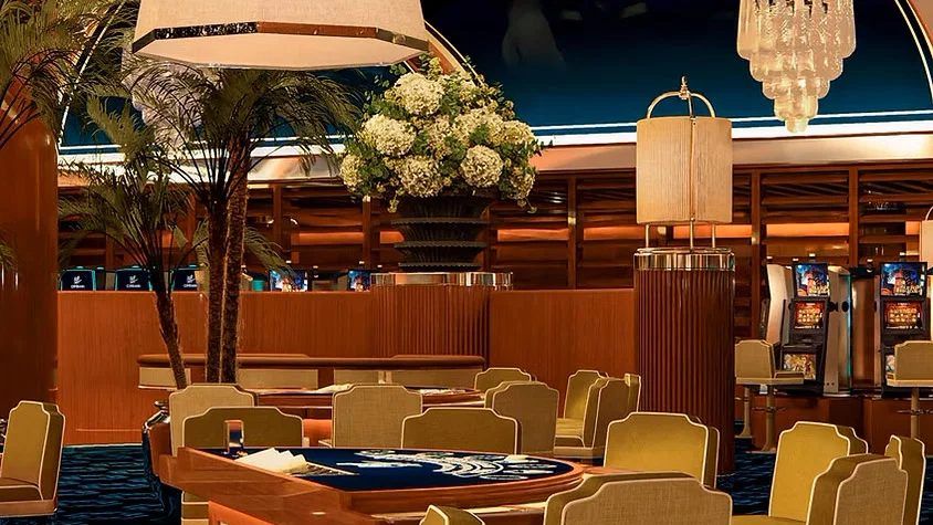 Render del casino del nuevo complejo Cipriani en Punta del Este