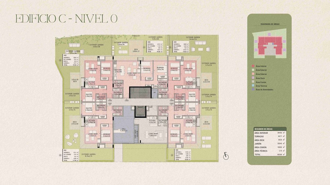 Planta / tipología de La Guadalupe