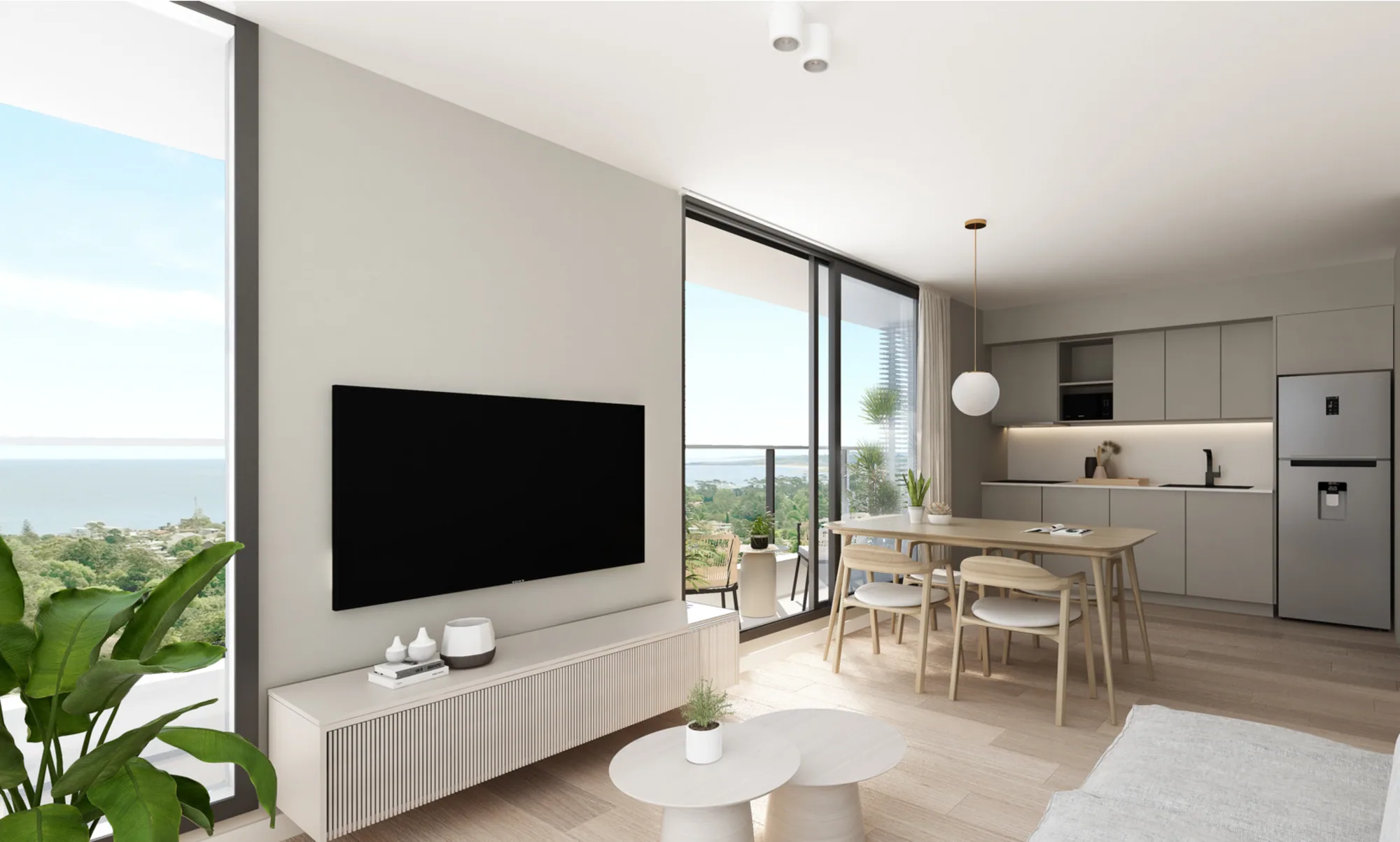 Interior of a unit at More Atlántico