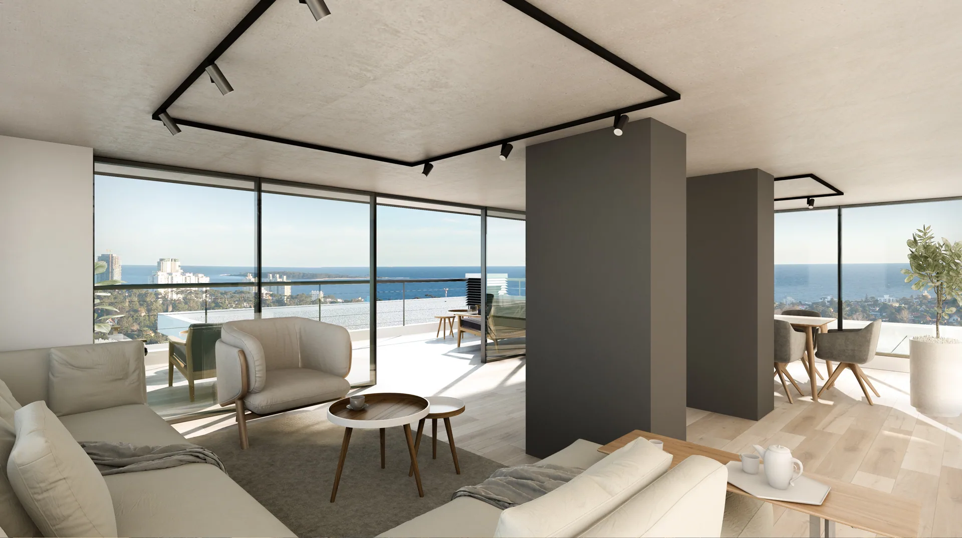 Interior of a unit at More Atlántico