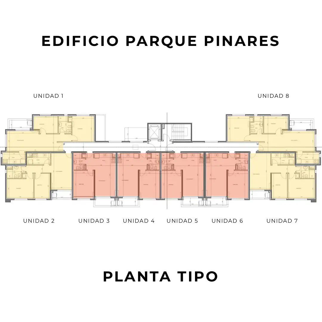 Planta / tipología de Parque Pinares