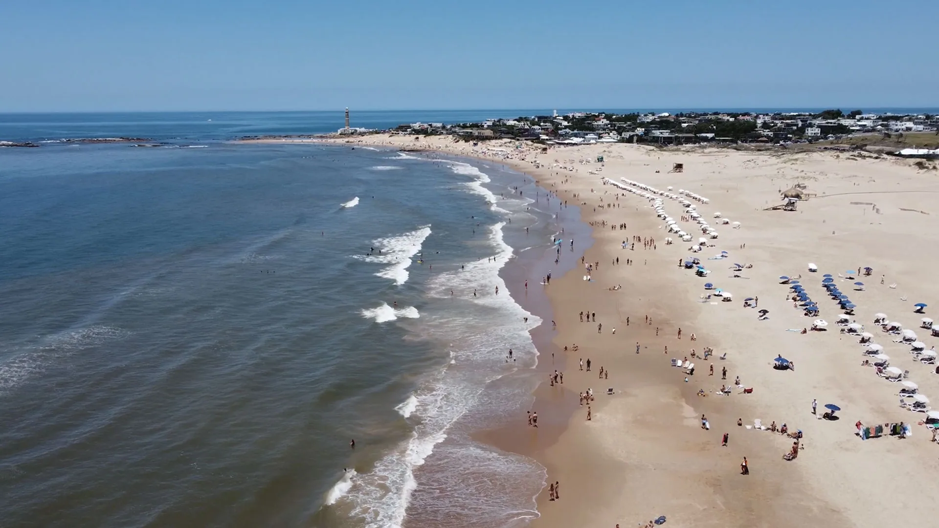 The landscape around Playa Brava de José Ignacio (Médanos y Pinos)
