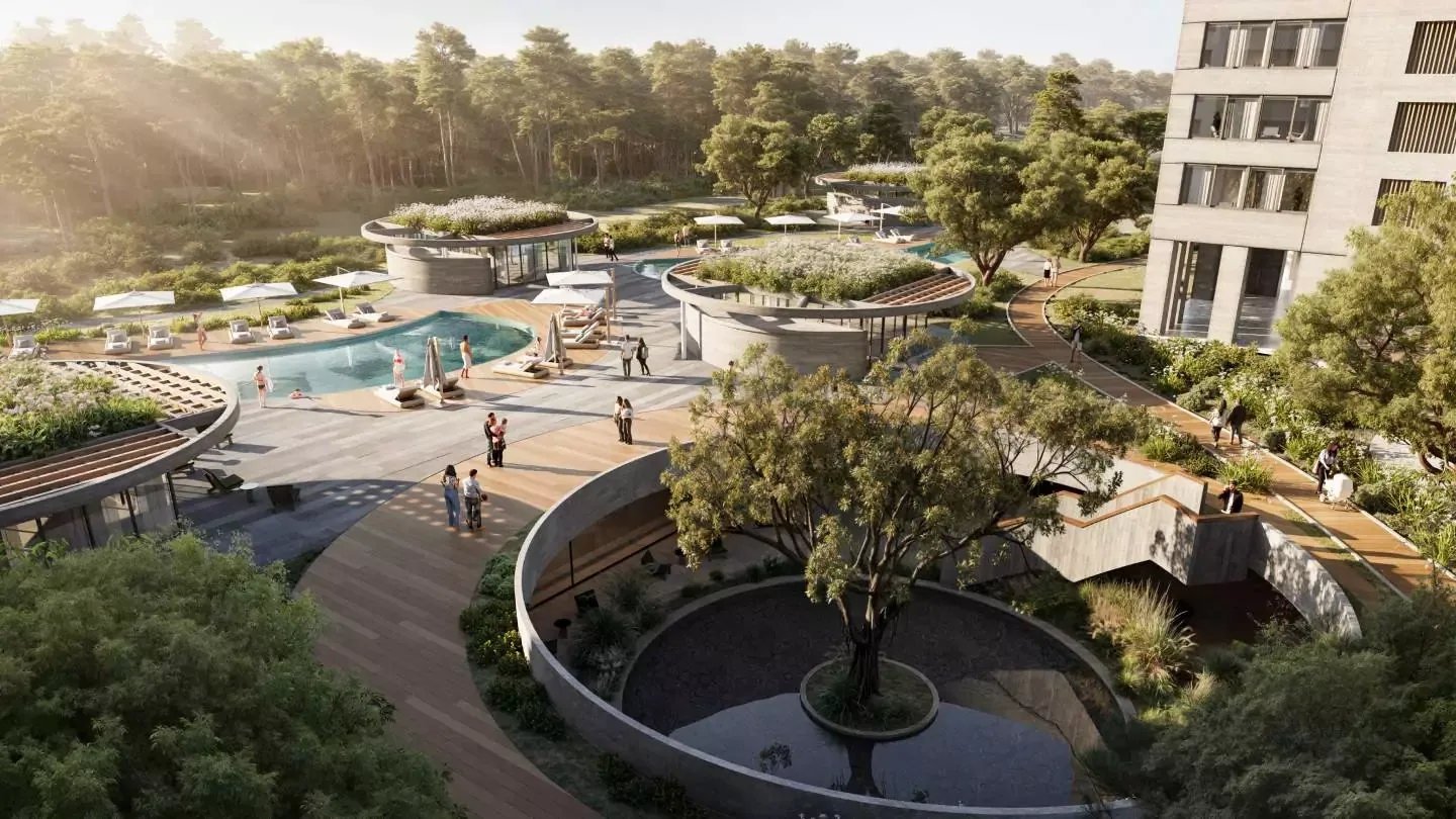Pool area at Quartier Brava 30