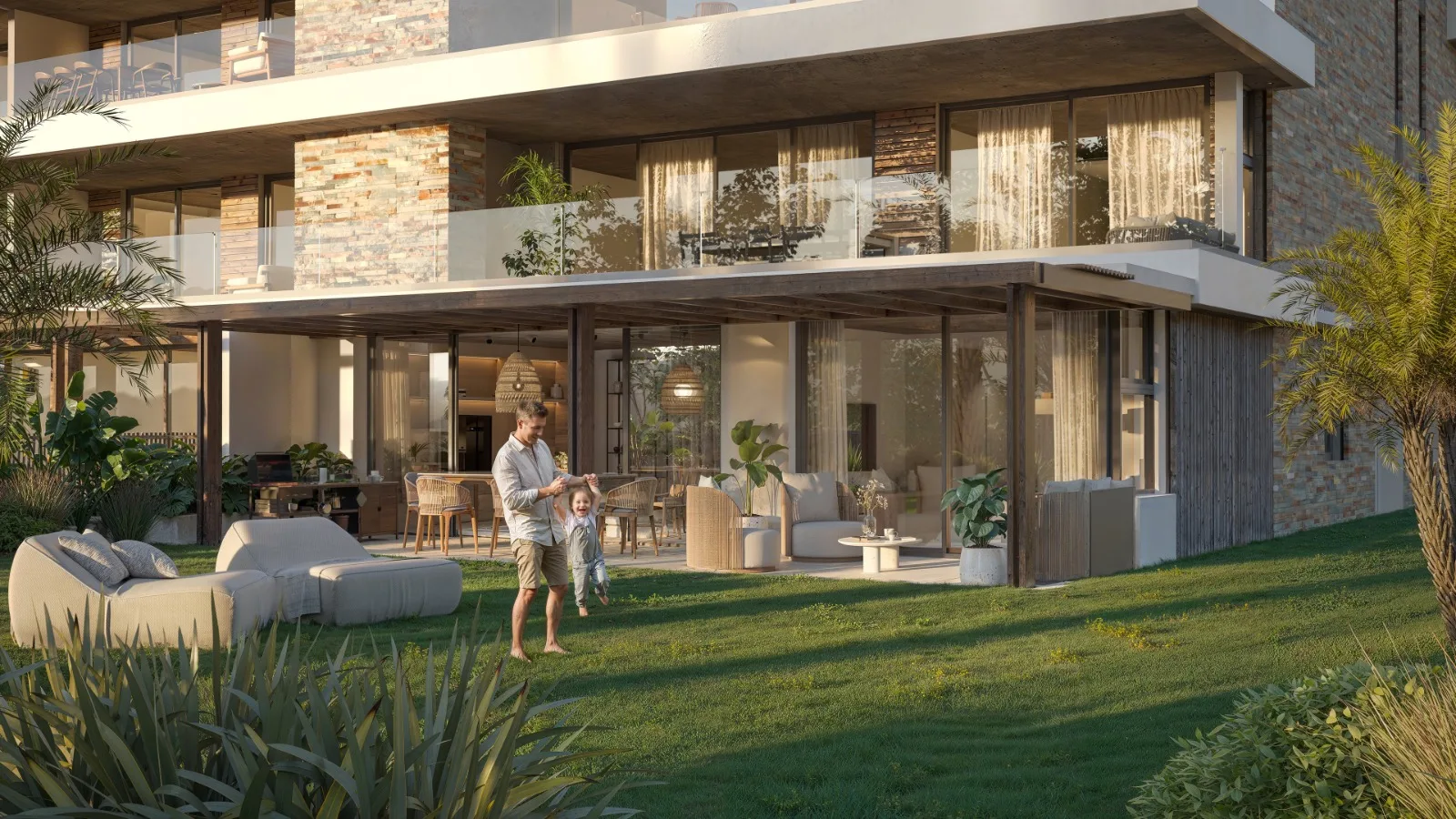 Ground-floor unit with gallery and private garden