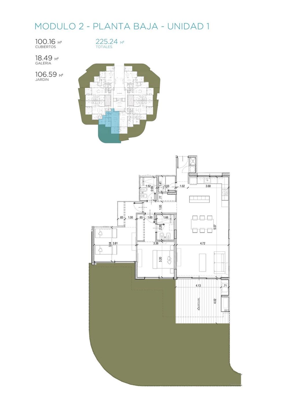 Planta / tipología de Sense Manantiales