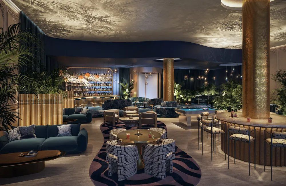 Common areas of SLS Punta del Este Hotel & Residences