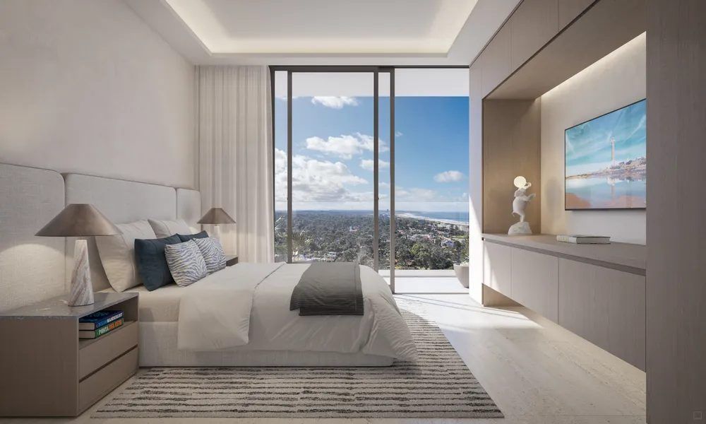 Interior of a unit at SLS Punta del Este Hotel & Residences