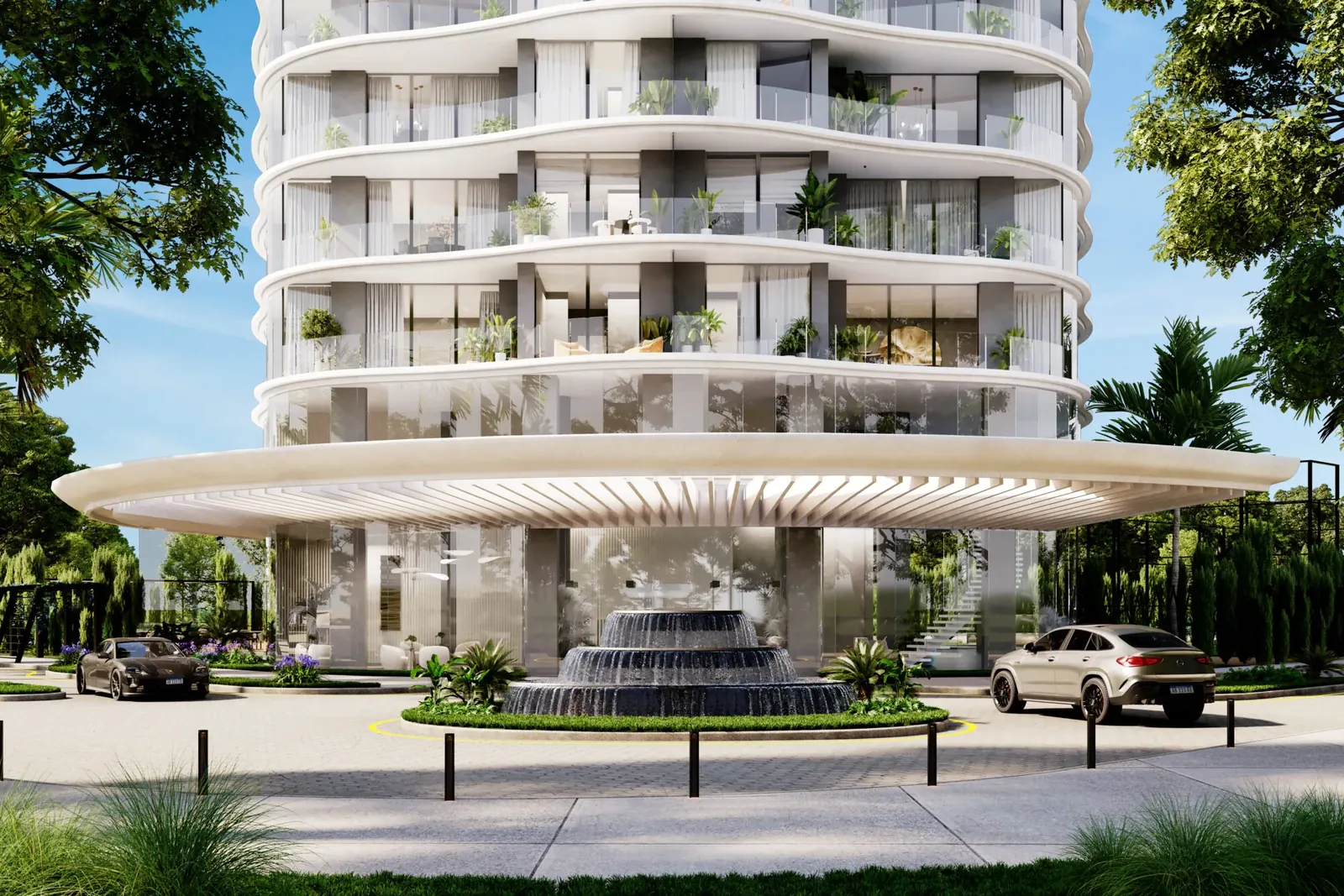 Exterior view of SLS Punta del Este Hotel & Residences