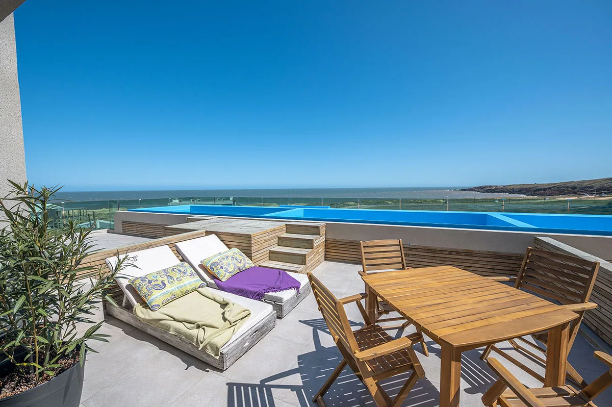 Pool deck at Syrah Punta Ballena