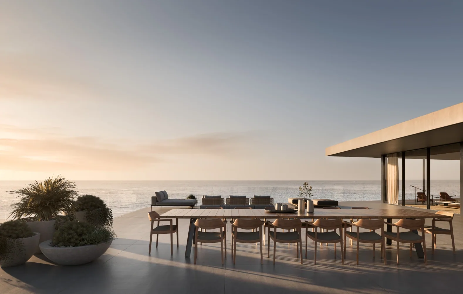 Ambiente interior de uma unidade do The Colette Beach
