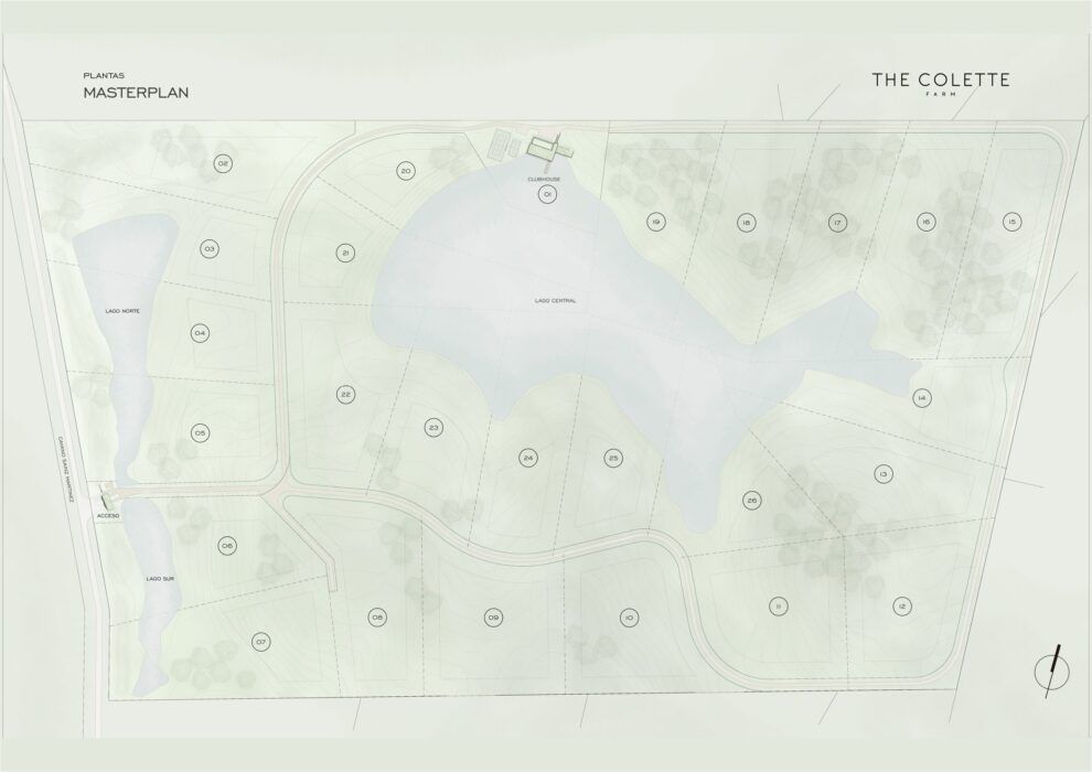 Masterplan de The Colette Farm — Punta del Este