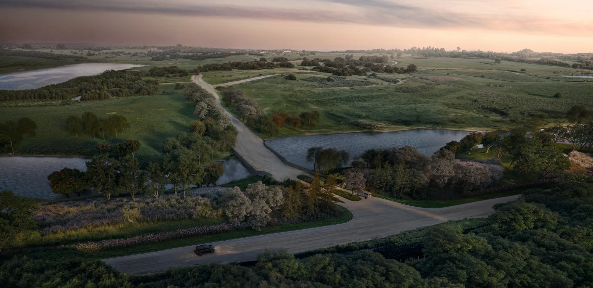 Le paysage autour de The Colette Farm