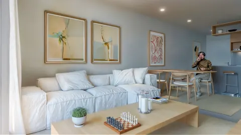 View Brava — interior de apartamento de 1 y 1½ dormitorios, render 4