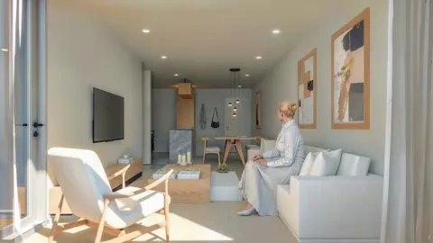 View Brava — interior de apartamento de 2 dormitorios, render 2