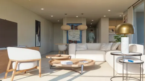 View Brava — interior de apartamento de 3 dormitorios, render 6