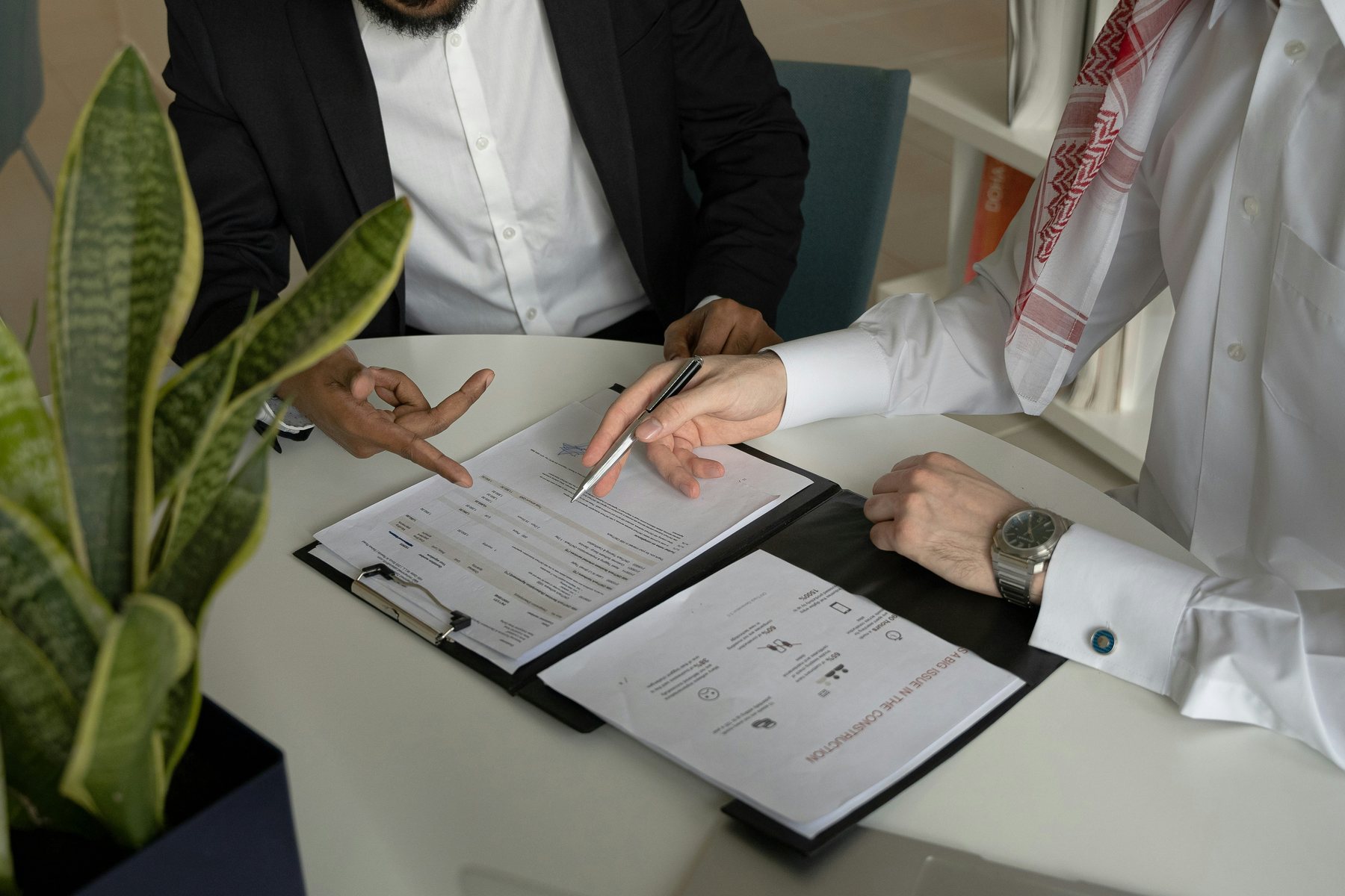 Firma de un contrato de alquiler